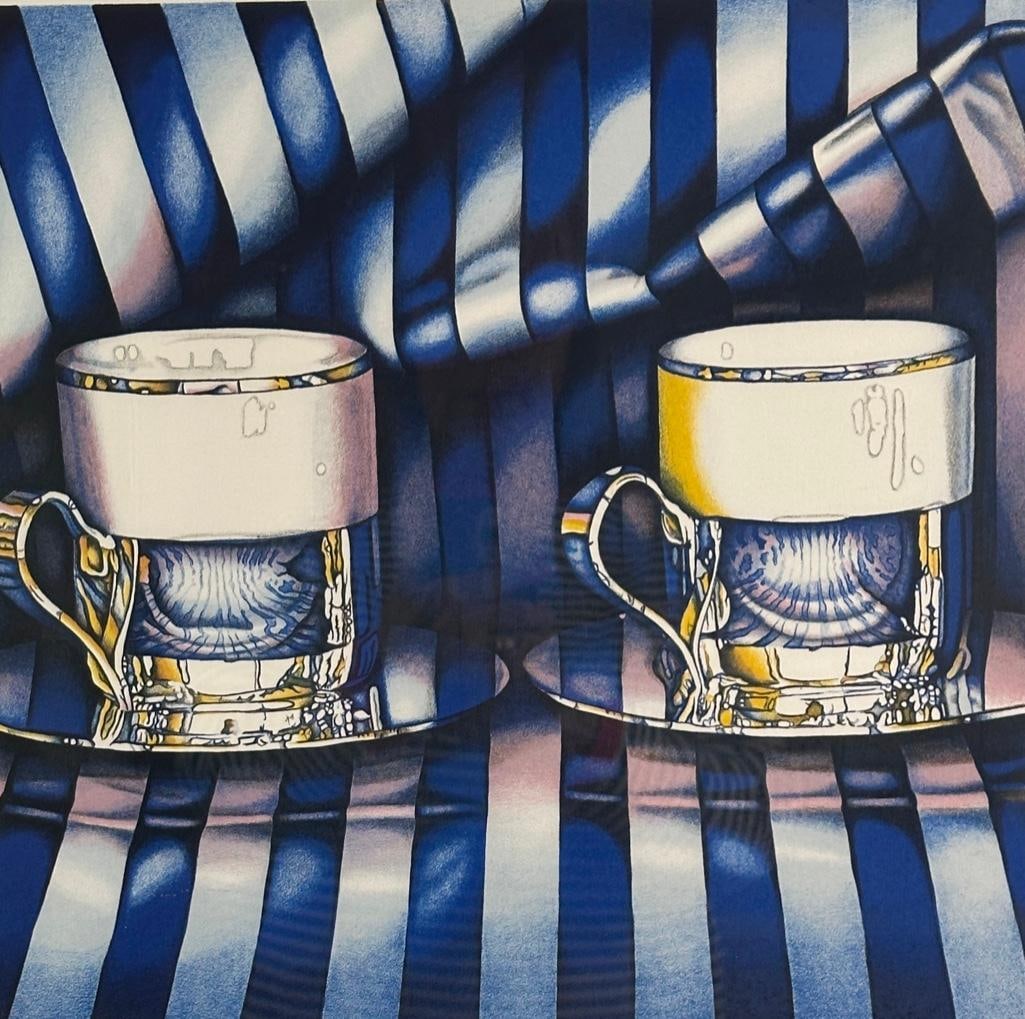 Jeannette Pasin Sloan Lithograph, "Espresso" (1 of 7)