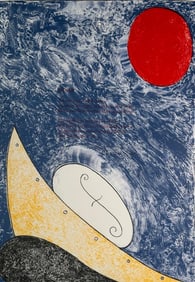 William T. Wiley Lithograph, "Deneb"