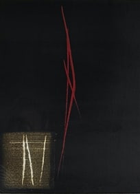 Toko Shinoda Lithograph, "An Ode'