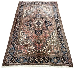 Heriz Wool Carpet, 9' x 6'6"