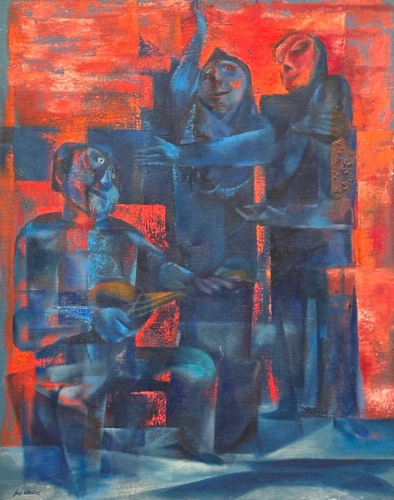 Joseph Wolins Oil, The Dance (1 of 8)