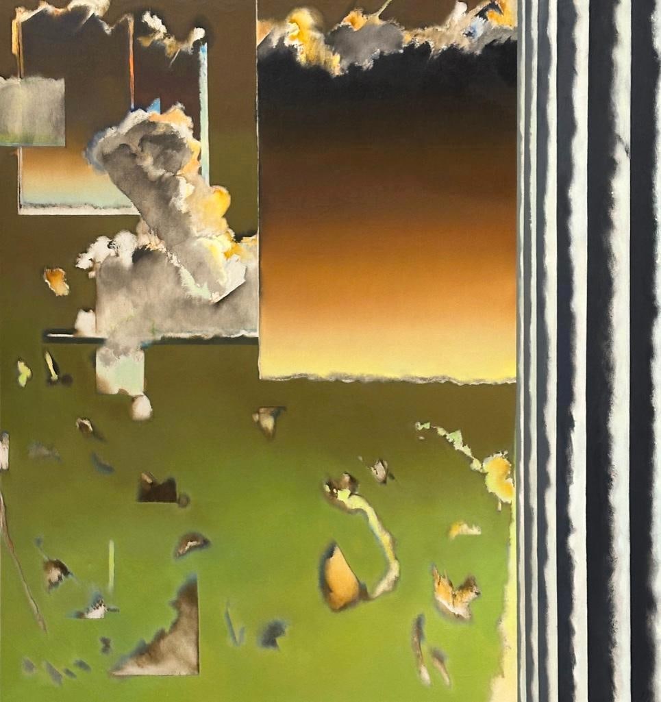 Jacqueline Gourevitch Oil, "Cloud Painting #77" (1 of 13)