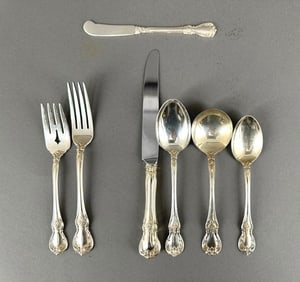 Towle Sterling Silver Flatware Service, Old Master Pattern