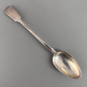 Elizabeth Eaton English Silver Serving Spoon, London 1863
