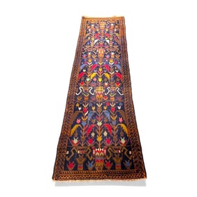 Persian Blue Runner 9'4" x 2'9"