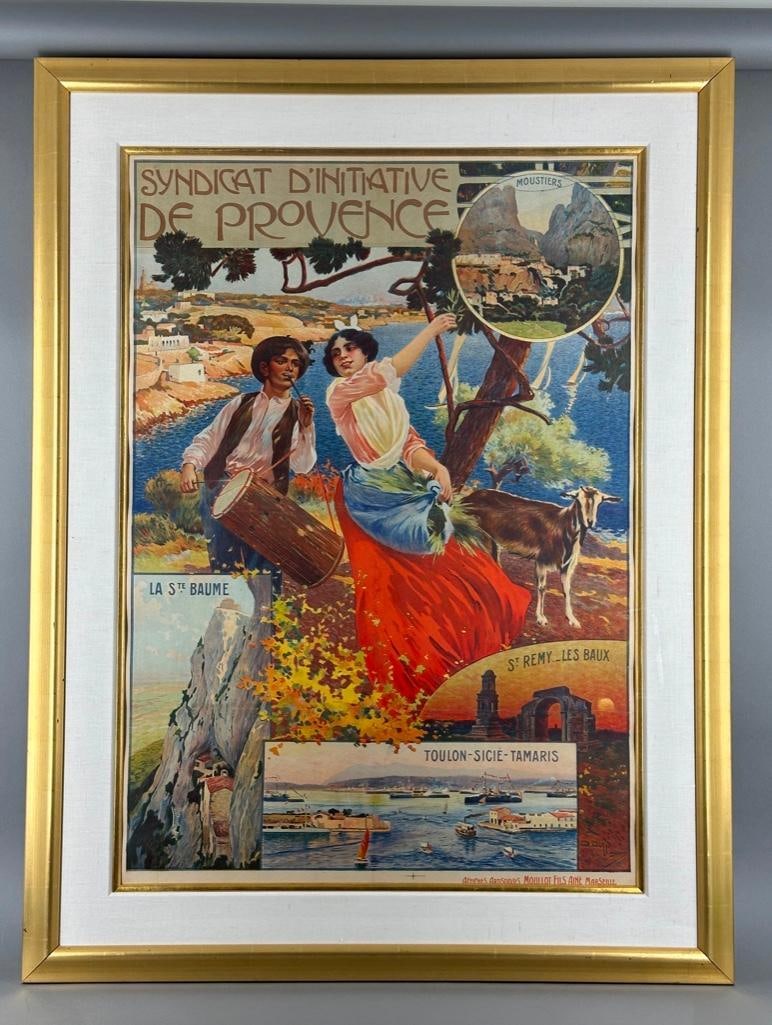 "Syndicat d'Initiative de Provence" Travel Poster, ca. 1910 - 2