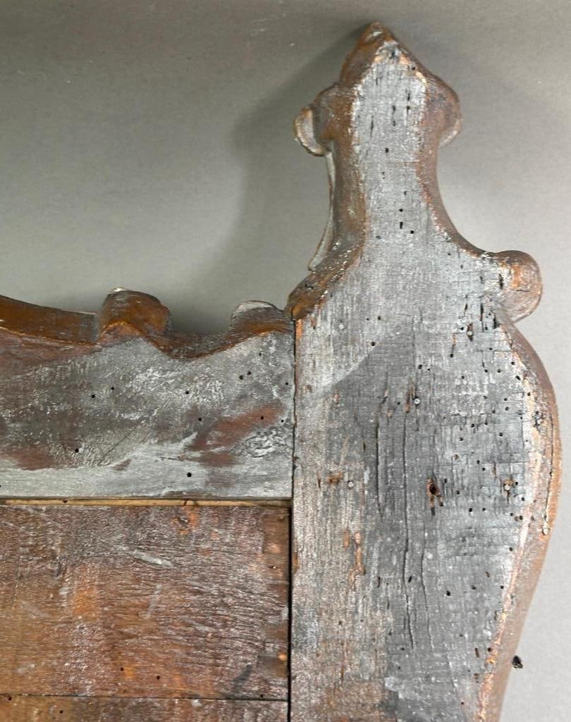 Continental Gilt Wood Wall Mirror, 19thc. - 8