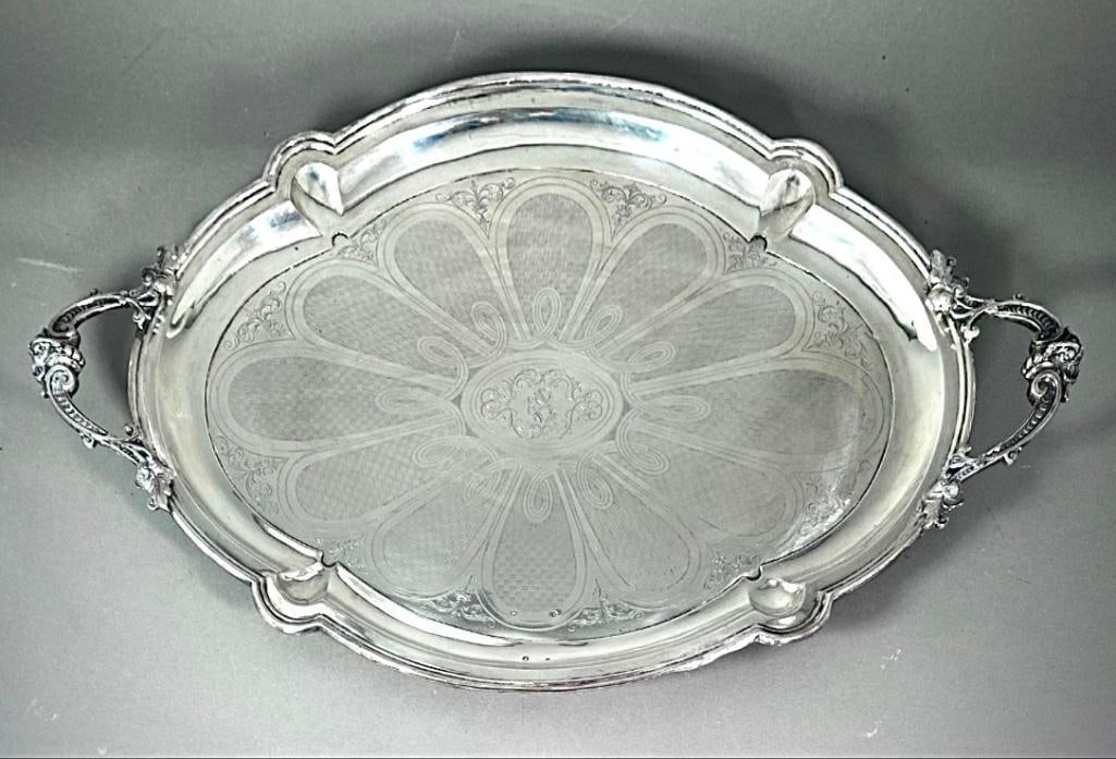 Austro Hungarian .800 Silver Tray (1 of 11)