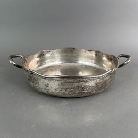 Austro-Hungarian .800 Silver Serving Dish, c.1890-1900
