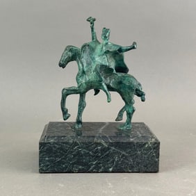 Salvator Dali Bronze Trajan on Horseback, 1975