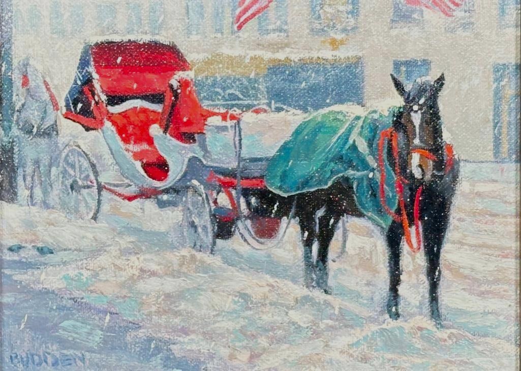 Michael Budden Oil, "Flurries" (1 of 8)