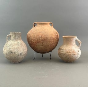 Three Amlash Pottery Vessels