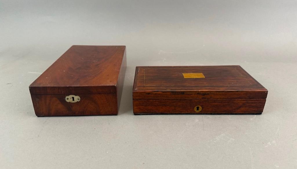 English Regency Mahogany Dressing Box and Another (1 of 14)