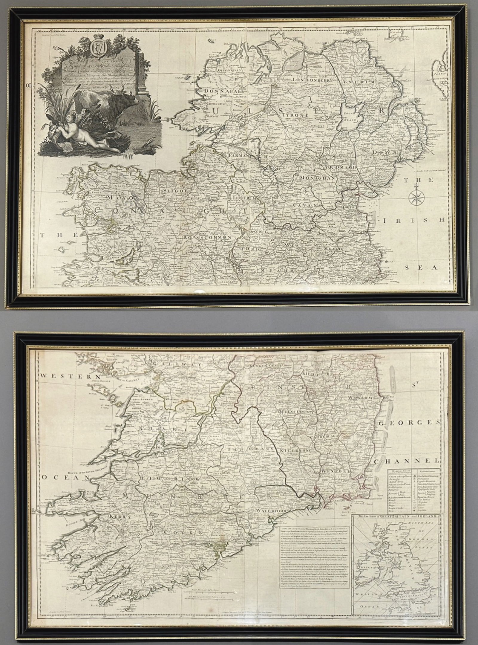 Map of Ireland by John Rocque, ca. 1790 (1 of 12)