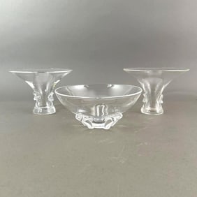Three Pieces of Steuben Glass