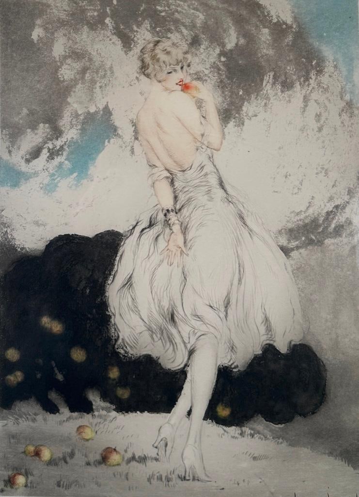 Louis Icart Etching "Forbidden Fruit" (1 of 6)