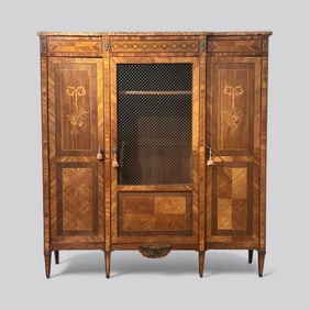 French Inlay Cabinet, ca. early 20th Century