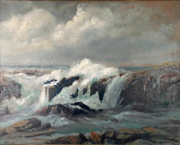 George F. Hammond Oil, Crashing Waves