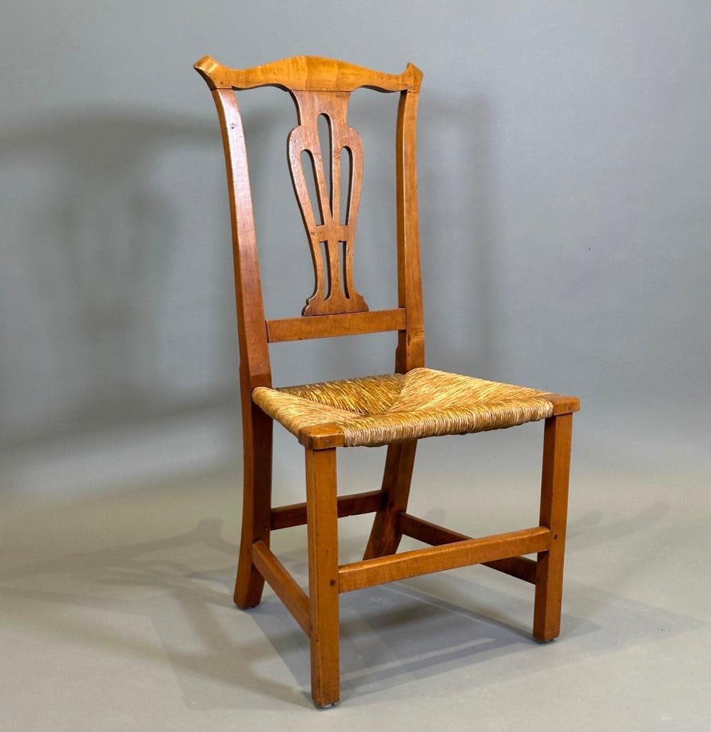 American Country Chippendale Side Chair (1 of 7)