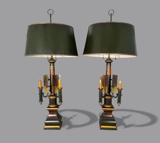 Pair of Frederick Cooper Candlestick Lamps