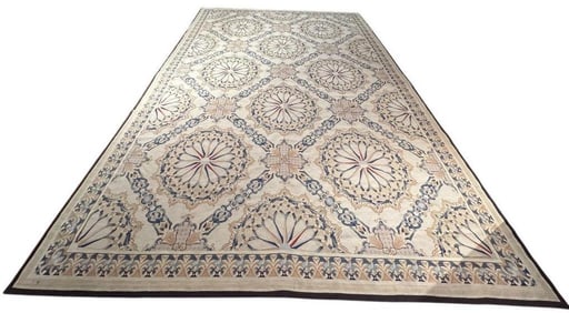 Aubusson Style Needlepoint 14'2" x 9'10"