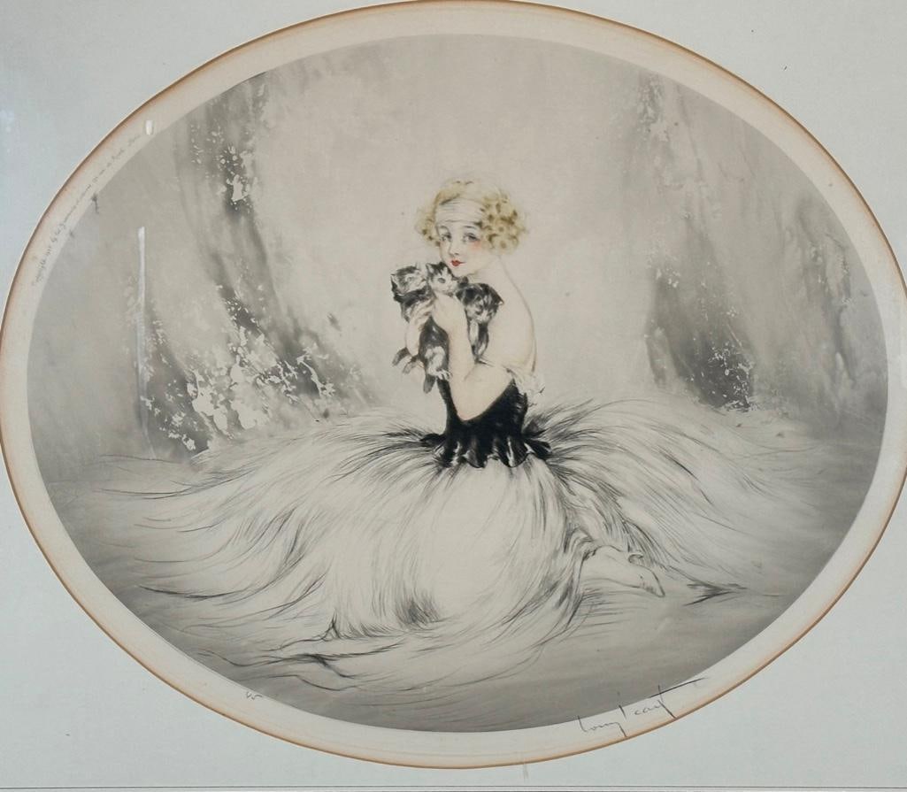 Louis Icart "New Friends' Etching, 1925 (1 of 9)