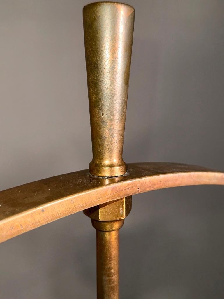 Solid Brass Ship's Wheel, Great Lakes Engineering Works - 7