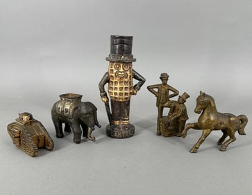 Assorted Lot of Cast Iron Still Banks