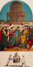 Salvador Dali,  "Raphael, The Marriage of the Virgin"