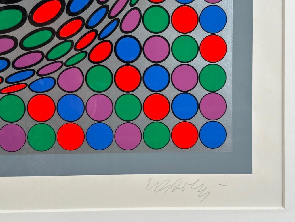 Victor Vasarely Screenprint, "Tuz'Mc" - 3