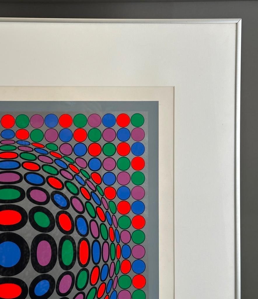 Victor Vasarely Screenprint, "Tuz'Mc" - 6