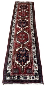 Vintage Karajeh Runner, 10'10" x 2'11"
