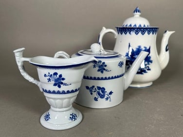 Lot of Blue and White Ceramics
