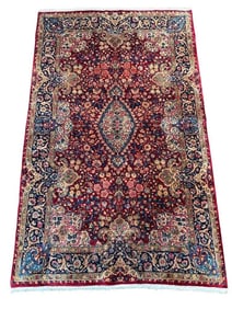 Antique Kerman Carpet 8' x 5'