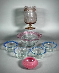 Assorted Steuben Type Glass Group