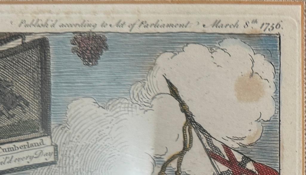 Two William Hogarth Hand Colored Etchings - 6