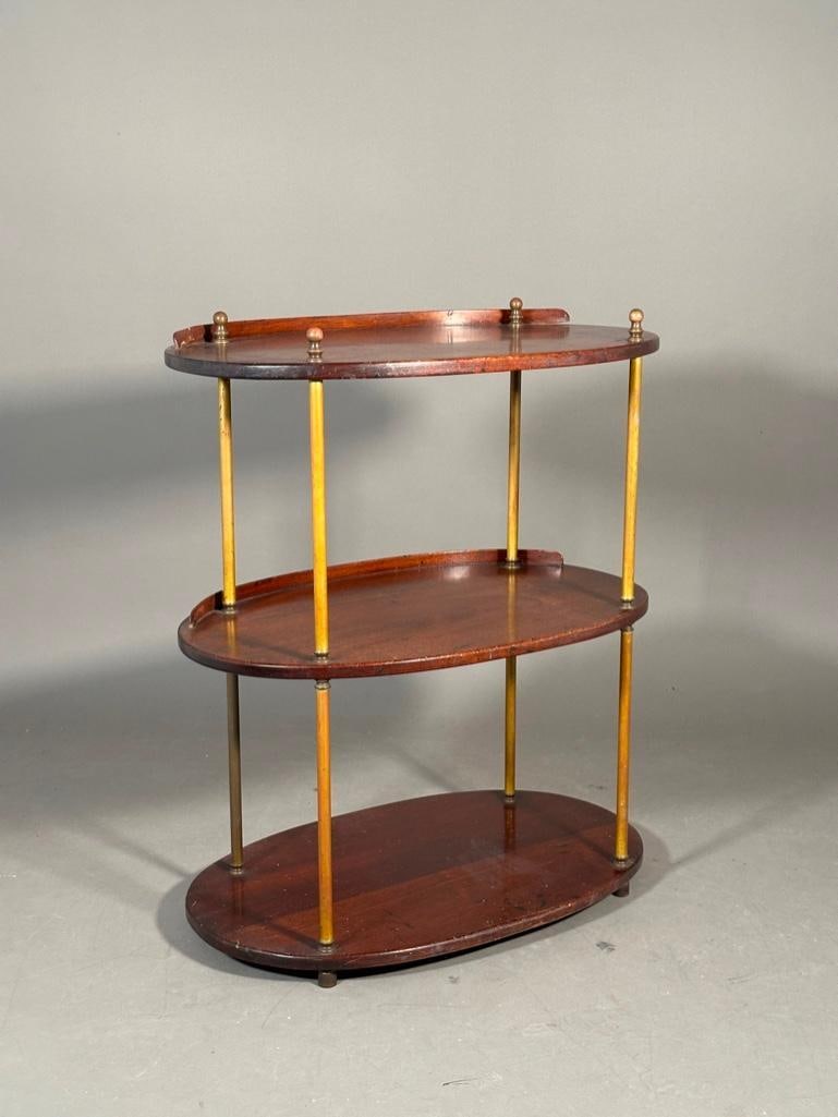 Antique Walnut Tiered Table - 2