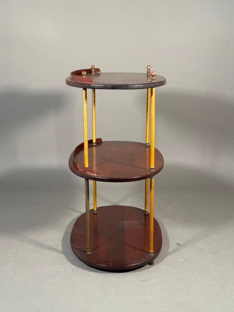 Antique Walnut Tiered Table - 3
