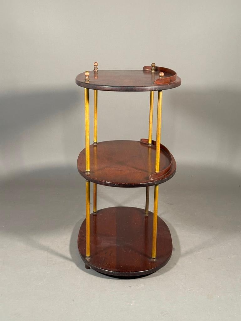 Antique Walnut Tiered Table - 5