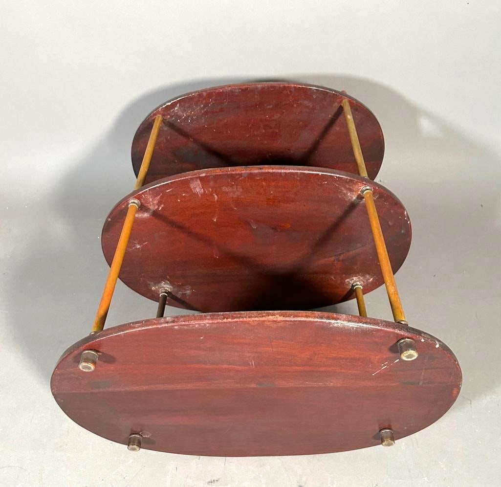 Antique Walnut Tiered Table - 7