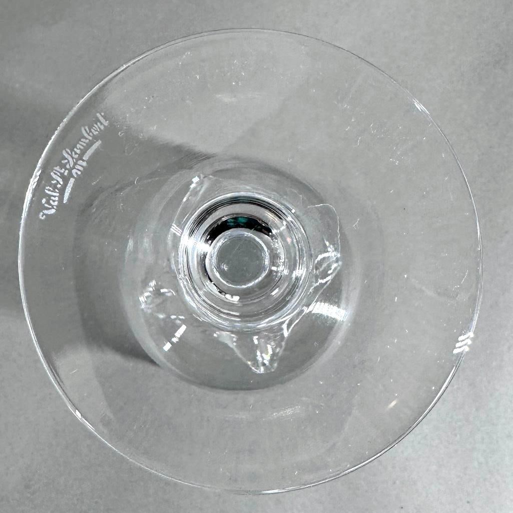 Val St. Lambert Crystal Stemware, Petula Pattern - 7