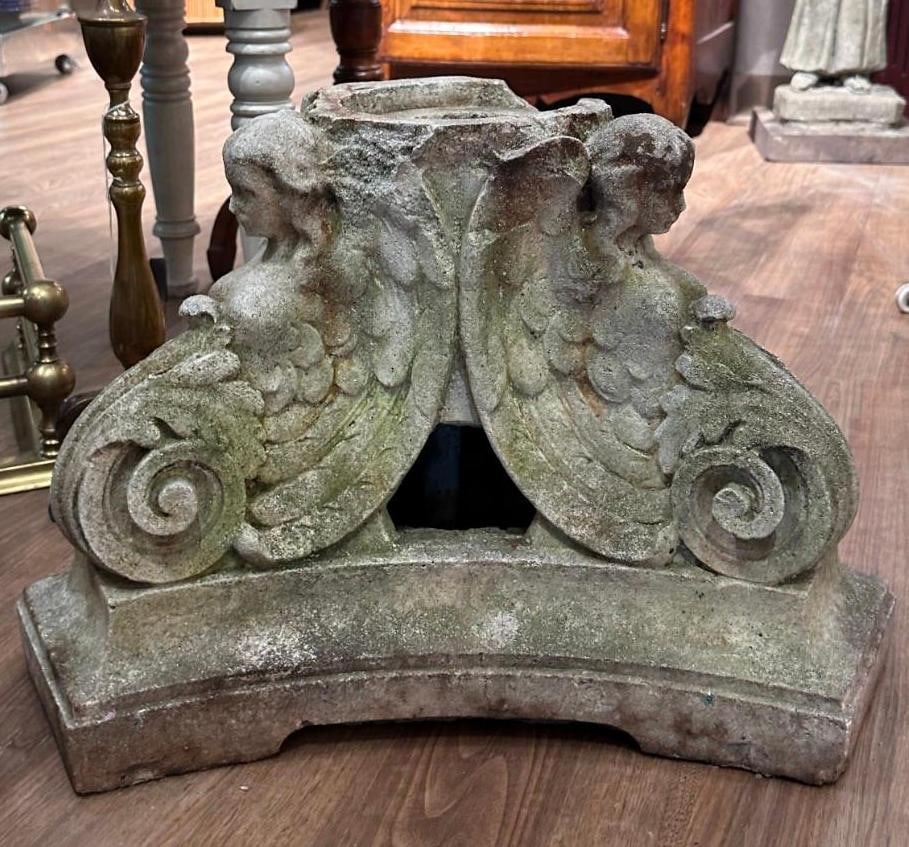 Cast Stone Garden Urn Base (1 of 4)