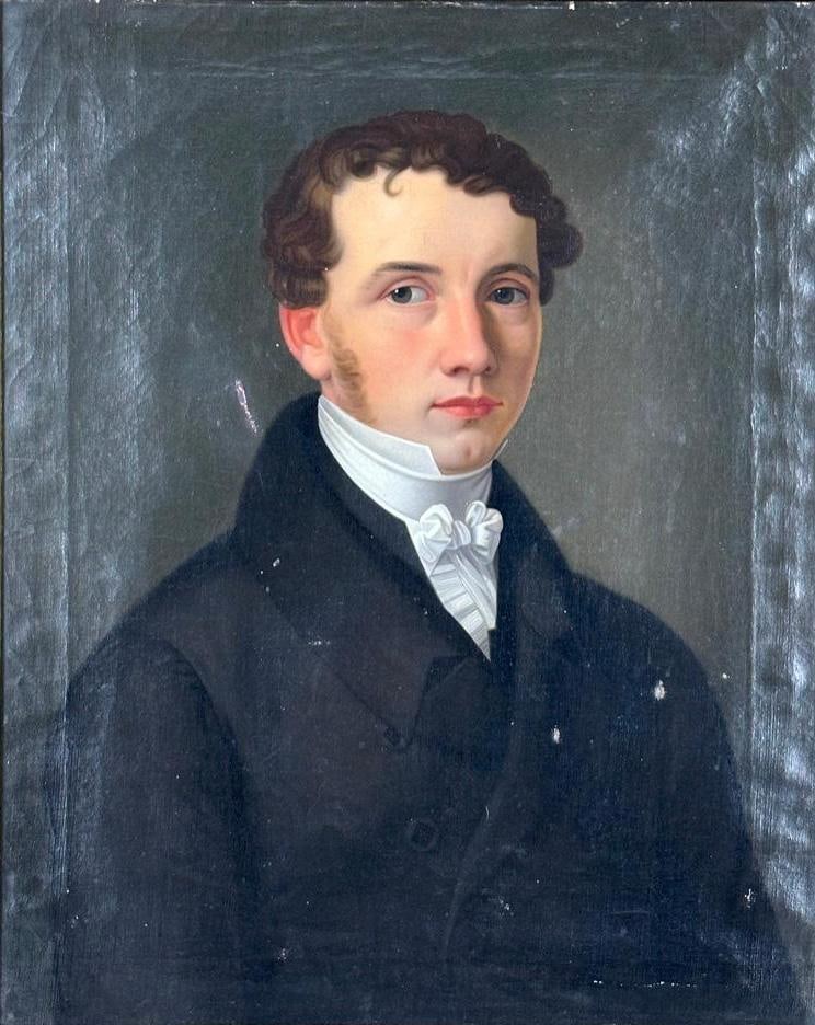 19thc. School Portrait of a Young Gentleman (1 of 7)