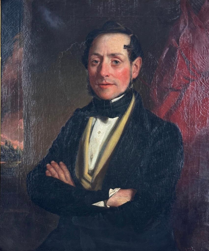 John Thomas Peele Oil, Portrait of a Sea Captain (1 of 14)