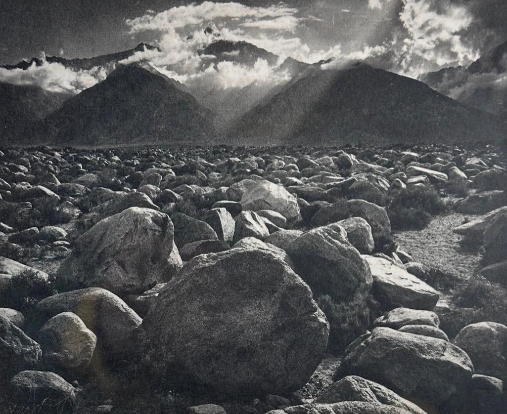Signed Ansel Adams, Mount Williamson-Clearing Storm, 1944 (1 of 6)