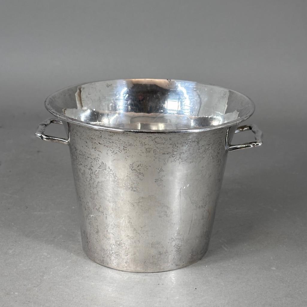 Eddie's Mexico City Sterling Silver Ice Bucket and Tongs (1 of 11)