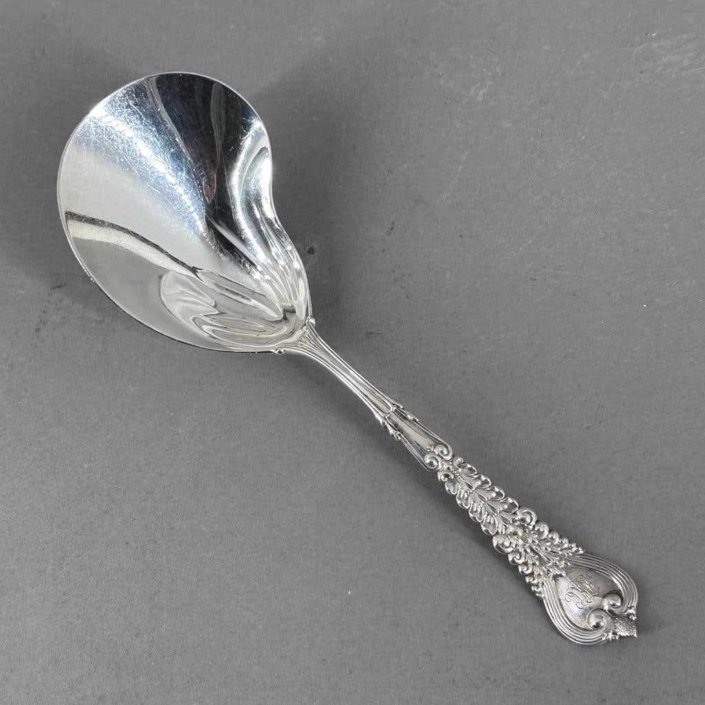 Tiffany & Co. Sterling Silver Casserole Spoon, "Florentine" Pattern (1 of 4)