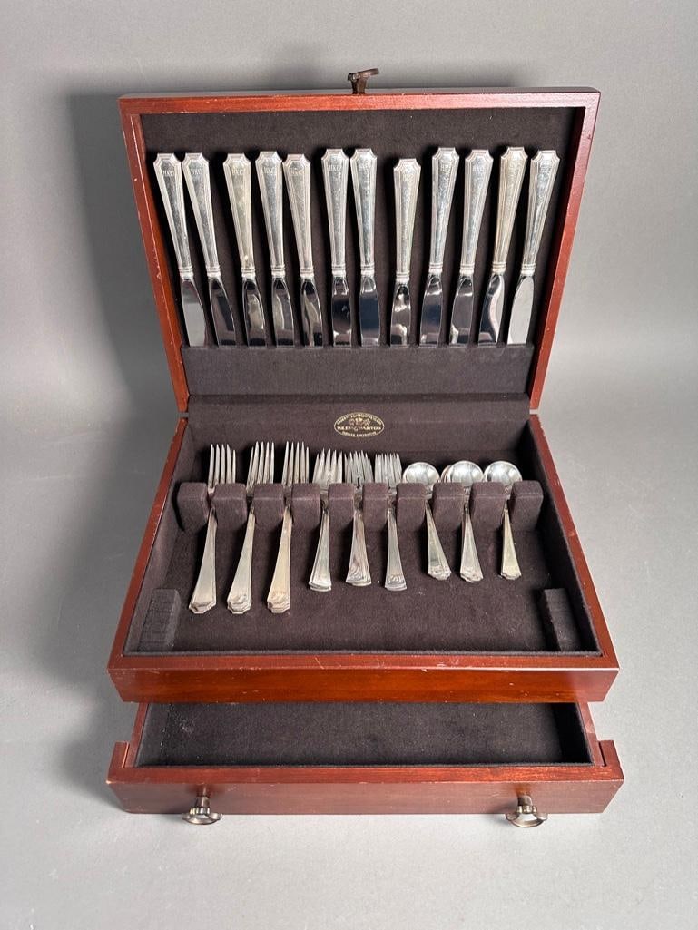 Gorham Sterling Silver Flatware Service, Fairfax Pattern (1 of 7)