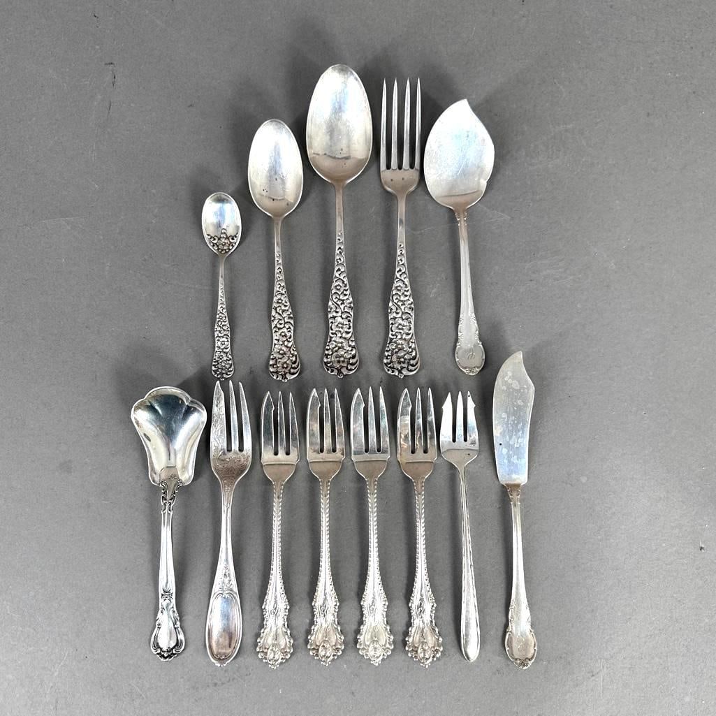 Art Nouveau Sterling Silver Spoons (1 of 7)