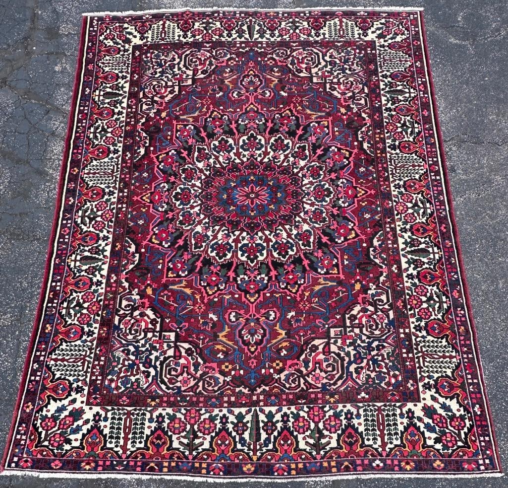 Semi-Antique Bakhtiari Heriz Carpet 13'4" x 10'6" (1 of 10)